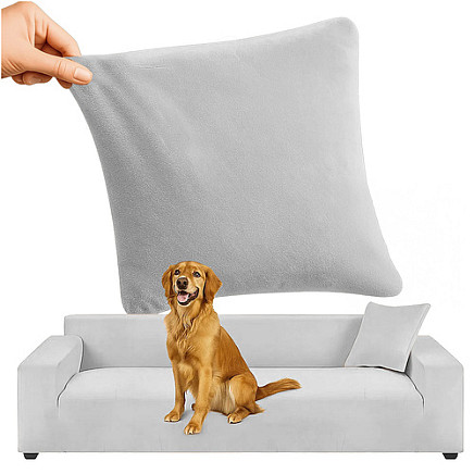 Ruhhy 26182 sofa cover 190-230cm light gray