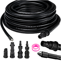 Cauruļu tīrīšanas šļūtene Ruhhy 15m ar adapteriem 26132