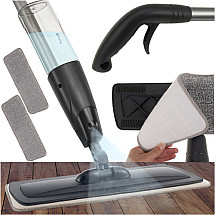 Mops ar izsmidzinātāju Ruhhy 26152, 600 ml, pelēks/balts