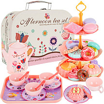Children's tea set in a suitcase 26367