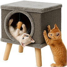 Cat bed - house on legs Purlov 26215