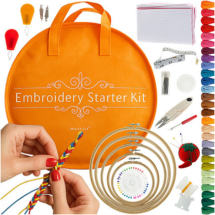 Floss - embroidery kit 100 colors 25724