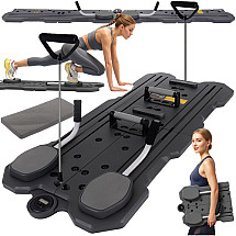 Trizand 00026343 daudzfunkcionāls pilates dēlis ar skaitītāju, pelēks