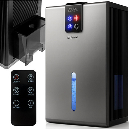 Gaisa sausinātājs Ruhhy 26496 ar tālvadības pulti, sudraba krāsas