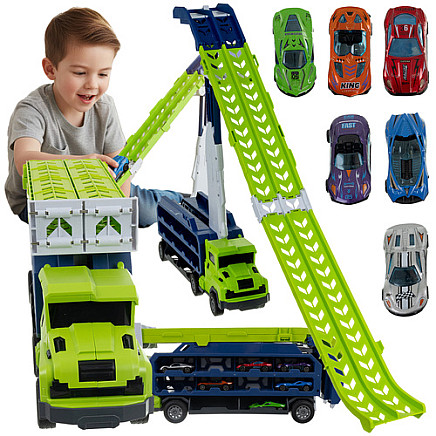 Truck - slide with 6 cars 26527
