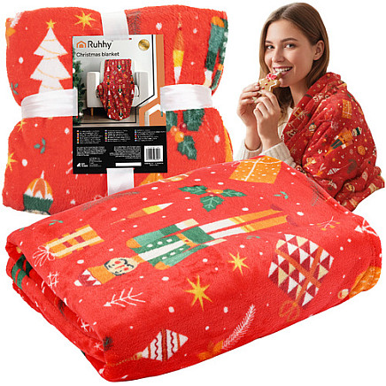 Flannel Christmas Blanket 1.5x2m Ruhhy 26607