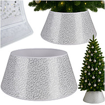 Christmas tree cover 60x22cm silver Ruhhy 25361