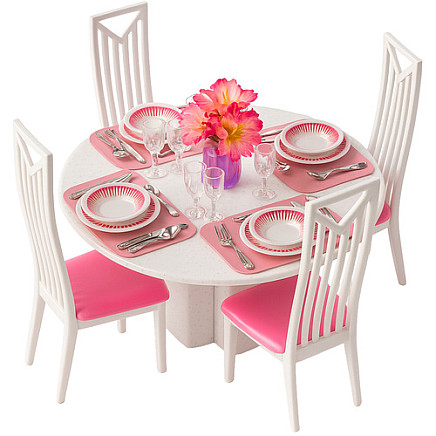 Lellēm mēbeļu komplekts ēdamistaba 43 el. 26698