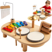 KRUZZEL Koka muzikālais galdiņš Kruzzel 26903