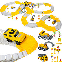 Car track with cars 26539