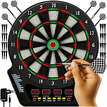 Elektroniskais šautriņu mērķis Trizand 26307, darts komplekts 1-16 spēlētājiem
