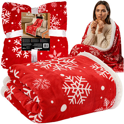 Flannel Christmas Blanket 1.3x1.7m Ruhhy 26611