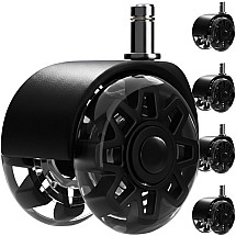 Black swivel chair wheels 5 pcs Ruhhy26294