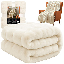Blanket 1.6x1m white Ruhhy 26493