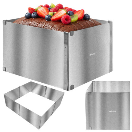 Ruhhy rectangular cake tin/confectionery rim