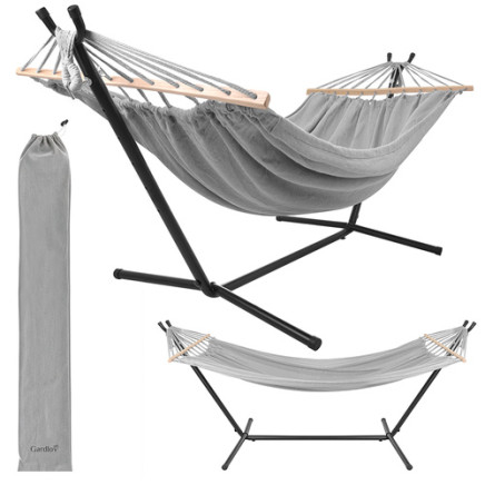 Garden hammock 200x150cm Gardlov with frame 27293