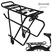 Universāls alumīnija velosipēda bagāžnieks 25kg Trizand 38x13.5x35cm
