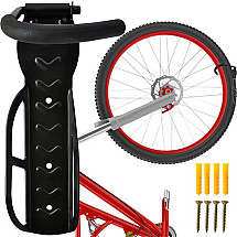 Space-Saver Universal Wall-Mounted Bike Rack - Durable, Scratch-Free, Adjustable Bicycle Storage Solution