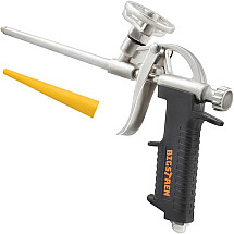 Durable Metal Body Mounting Foam Gun with Adjustable Knob and Protective Safety Layer - Easy Grip, Precision Sealant Dispenser