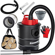 Powerful 1200W Multi-Functional Electric Vacuum Cleaner, Ash and Dust HEPA Filter System With Blower, Reusable Double Filtering, 15L Stainless Steel Tank - Ideal For Home, Workshop and Restaurants