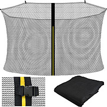 13ft Durable Safety Inner Trampoline Net - Universal 8-Post, Kid-Proof, Weather-Resistant Mesh for 396-404 Trampolines