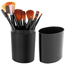 12-Piece Anti-Allergy Makeup Brush Set with Practical Storage Case and Multi-functional Brushes