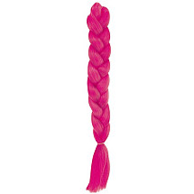 Colorful Party-Ready Synthetic Hair Braids, UV-Resistant and High-Temperature Styling Friendly, Lightweight & Natural Feel - Pink