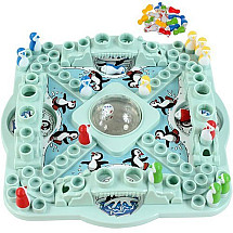 Penguin Race Adventure: Family Board Game with Educational Benefits - Enhance Dexterity, Boost Math Skills, & Unpredictable Fun