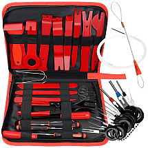 40-Piece Professional Upholstery Removal Kit for Car Services and Mechanics - High Quality, User-Friendly, & Versatile Tools Set