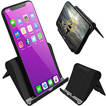 Universal Adjustable Tilt Angle Durable Smartphone Stand - Compact, Travel-Friendly Mobile Holder Made of High-Quality PP Material