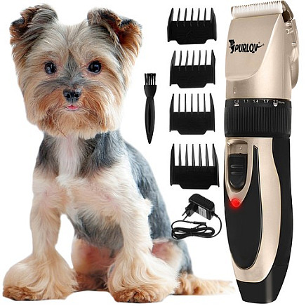 Compact Quiet Dog Clipper Set – Fast Charging, Adjustable Blade, Easy-Trim – Ideal for Pet Hair Grooming with Included Accessories