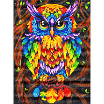 5D Diamond Owl Painting Kit - stresu mazinošs dimantu izšūšanas hobijs radošuma un iztēles uzlabošanai