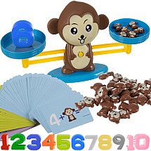 Interactive Monkey Math Balance Fun Educational Game – Engaging Preschool Learning Toy for Kids