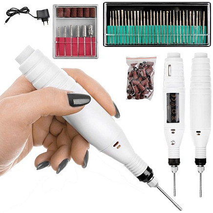 BeautyLushh Premium Nail Milling Machine Set with 36 Diamond Cutters - Высококачественный, эргономичный дизайн, экономия времени для маникюра/педикюра - Соответствует европейским стандартам