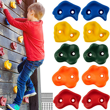 Climbing holds/stones for children - 10 pcs.