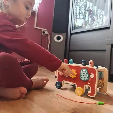 Wooden elephant - Kruzzel 20349