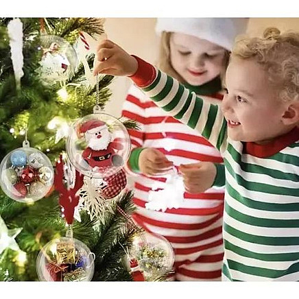 Transparent baubles - set of 12 Ruhhy 20508