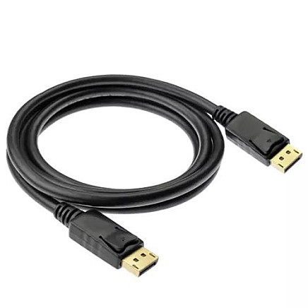 4K DisplayPort Audio Video Cable - Durable, Tangle-Free, Plug & Play, Compatible with All Devices, Gold-Plated Connectors, 200cm Length for Optimal Transmission