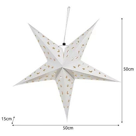 3D LED Star - 60cm Ruhhy 20076