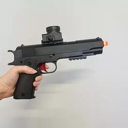 Electric Gel Ball Gun - Burst Fire BB Rifle with High-Capacity 600-Round Transparent Magazine, Rechargeable Battery, Includes Foam Darts