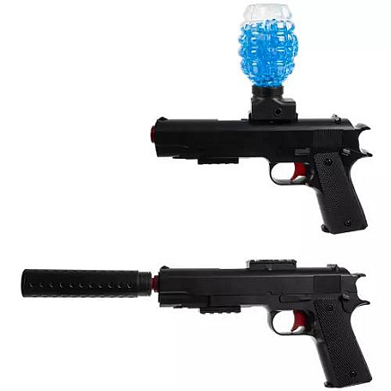 Electric Gel Ball Gun - Burst Fire BB Rifle with High-Capacity 600-Round Transparent Magazine, Rechargeable Battery, Includes Foam Darts