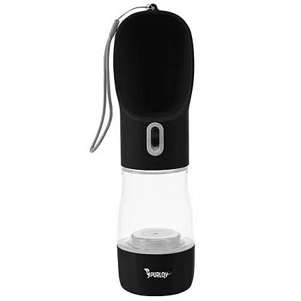 Bottle/bottle with bowl for dog Purlov 21033