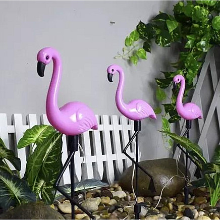 Solar garden lamp - flamingo Gardlov 21151