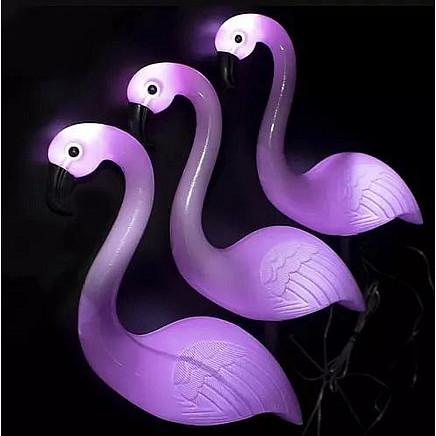 Solar garden lamp - flamingo Gardlov 21151