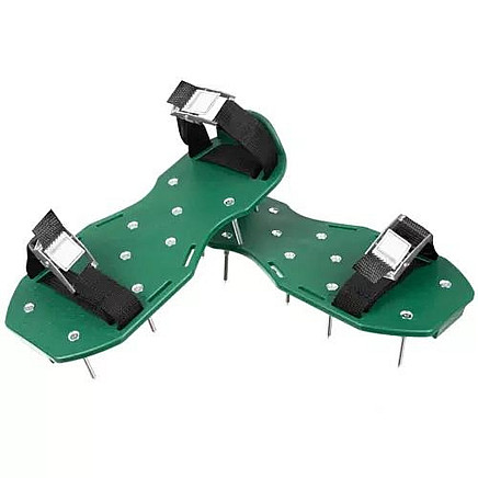 Универсальные регулируемые башмаки для аэрации газона - компактные приспособления для аэрации почвы для усиленного роста и регенерации травы