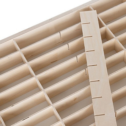 Детская комната Деревянная полка для игрушечных автомобилей - 90