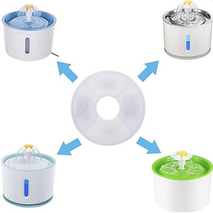 Fountain/water fountain filter - 6 pcs. Purlov 21597