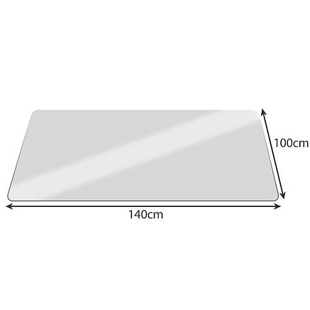 Aizsargpaklājs grīdai zem krēsla, paliktnis grīdas segumam, laminātam - 140x100