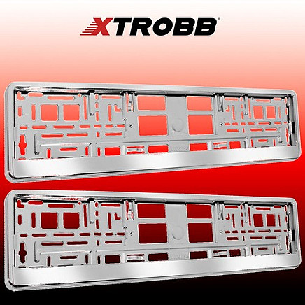 Numura zīmes rāmji Xtrobb 22048, 2 gab., sudraba krāsā