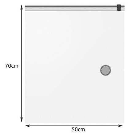 Vakuuma maisi drēbēm 50x70 cm, 10 gab. komplekts ar sūkni Ruhhy 21946